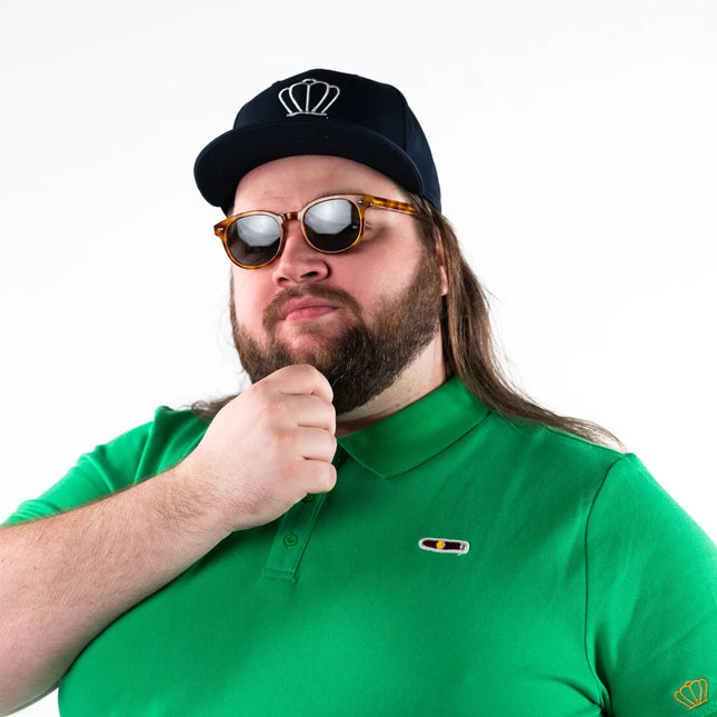 A Person In Privada Cigar Club Green T-Shirt