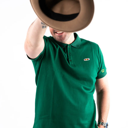 A Person In Privada Cigar Club Green T-Shirt