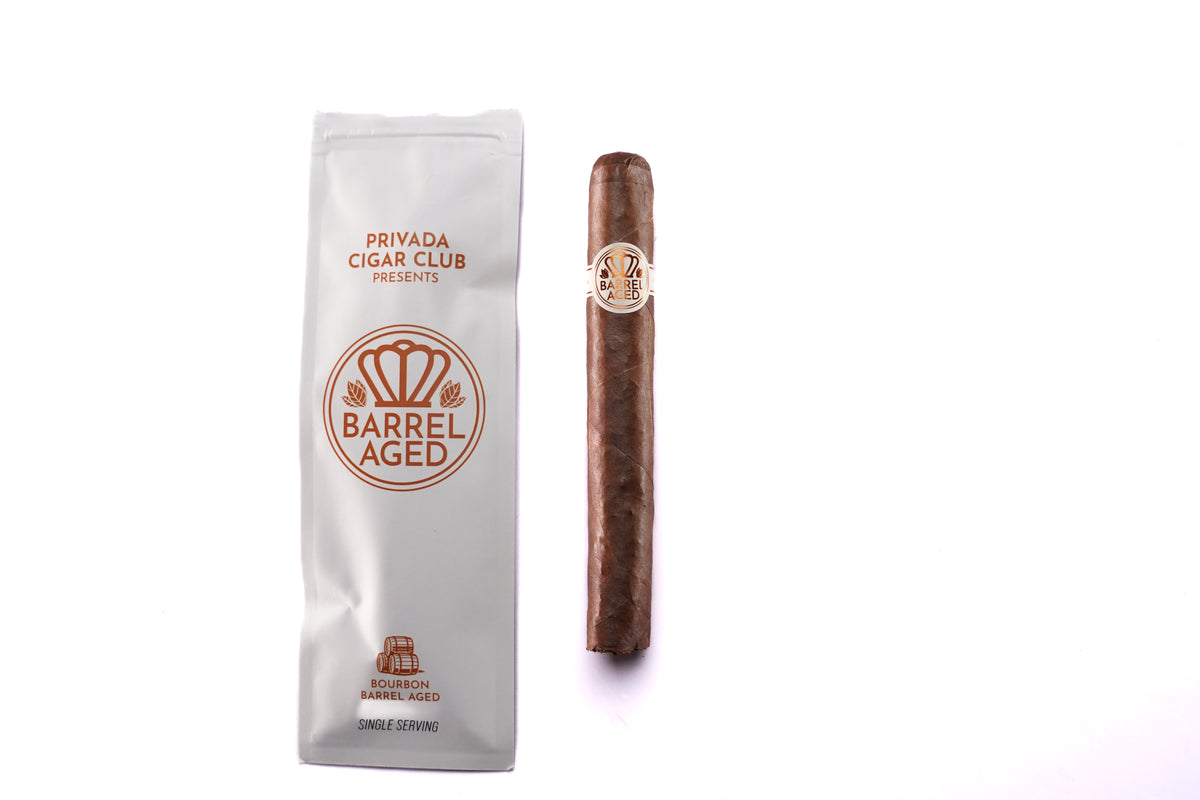 barrel aged tobacco Hogshead Bourbon Just open up the cigar barrel and pour a shot of your favorite liquor inside Barrel Aged Edition #1