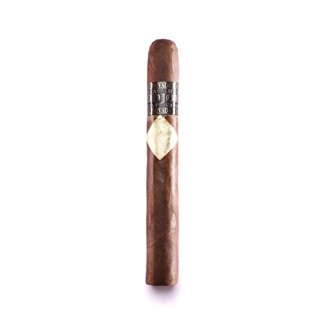 Cigar with a visible brand logo on a white background