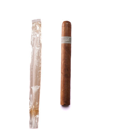 Cigar and filter on a white background