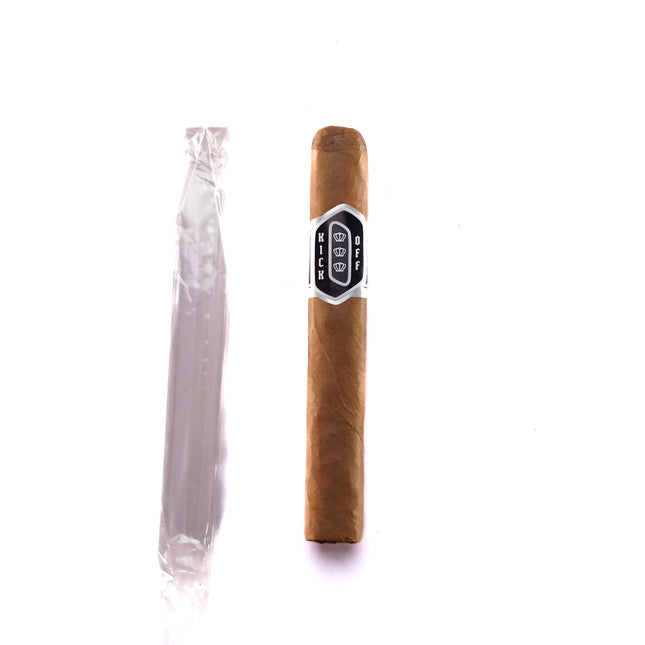 Cigar and cutter on a white background