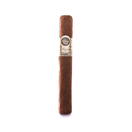 Cigar with a label on a white background