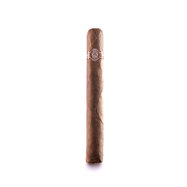Cigar with a band on a white background