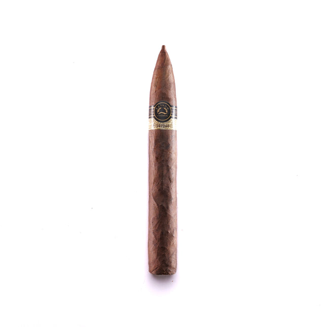 Cigar with a visible brand logo on a white background