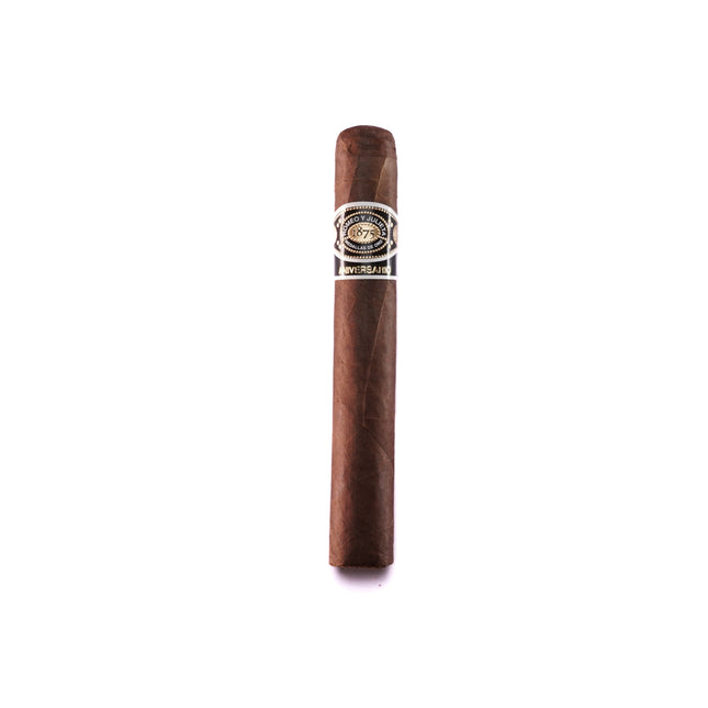 Single cigar with a visible brand logo on a white background