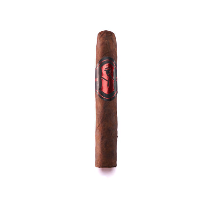 cigar with label on white background