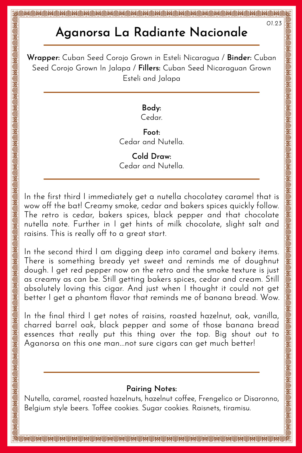 Every cigar comes with context