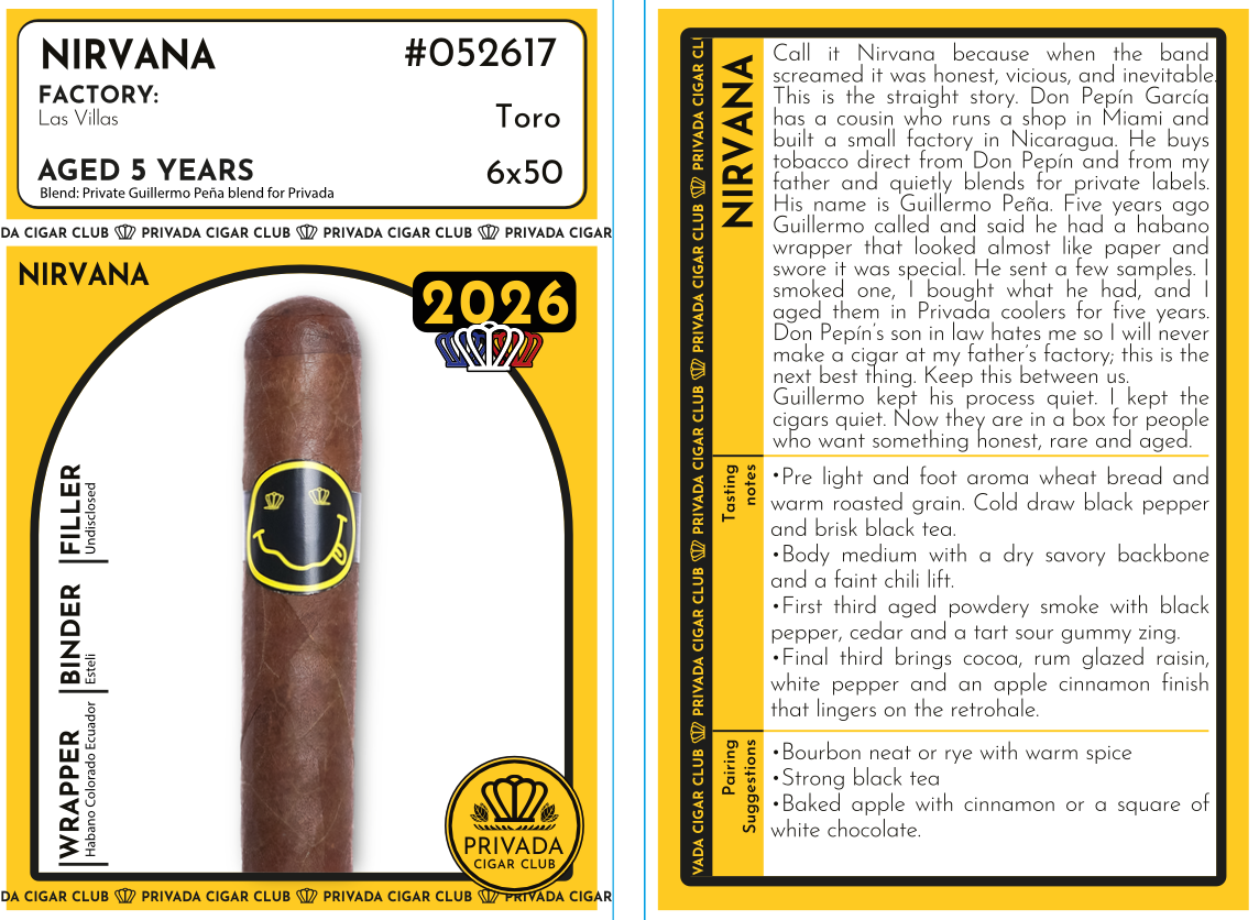 Seattle Grunge Box – Privada Cigar Club