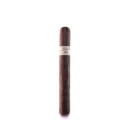 Cigar with a band on a white background