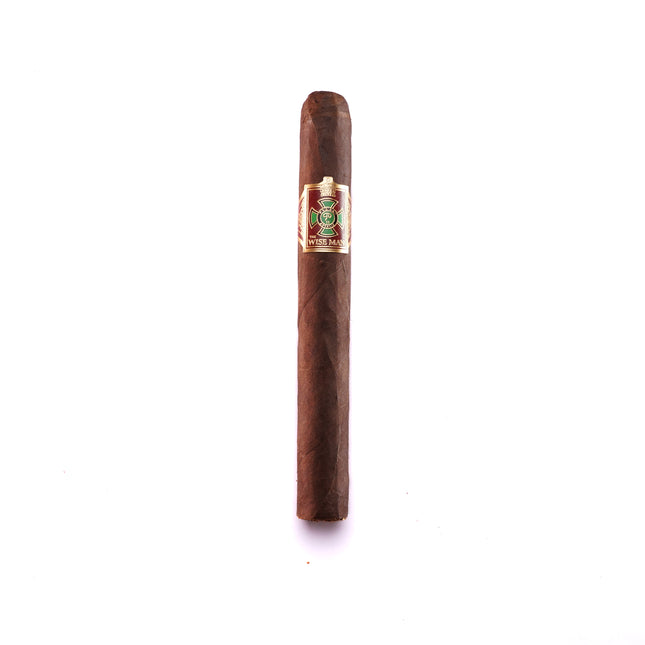 Cigar with a brand logo on a white background