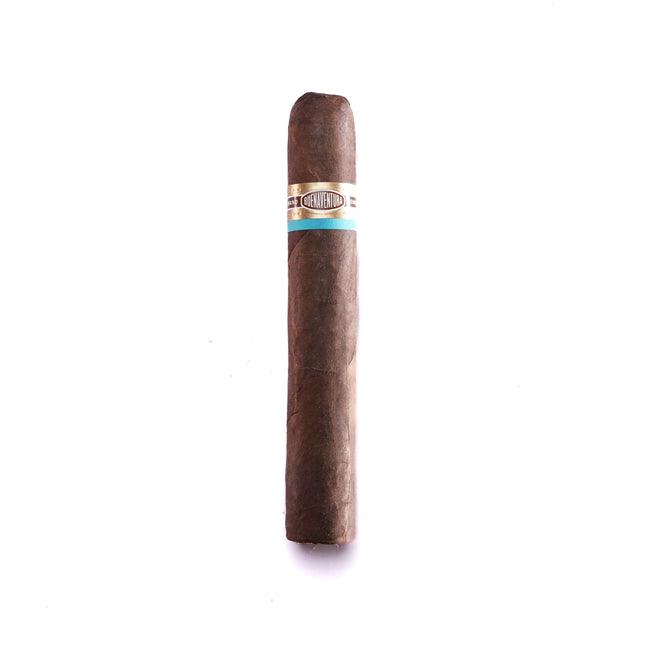 Single cigar with a visible brand label on a white background