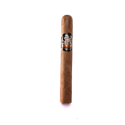 Cigar with a visible brand logo on a white background