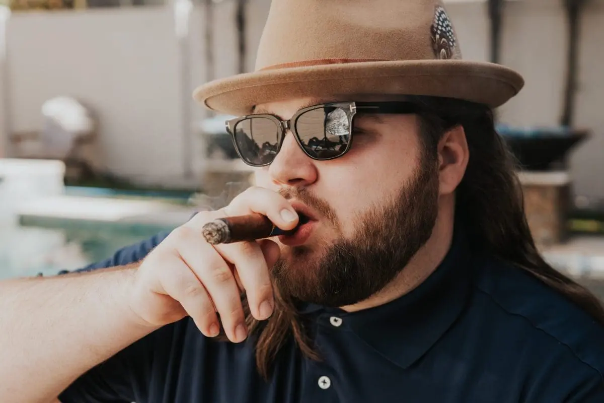A Man Image With Cigar