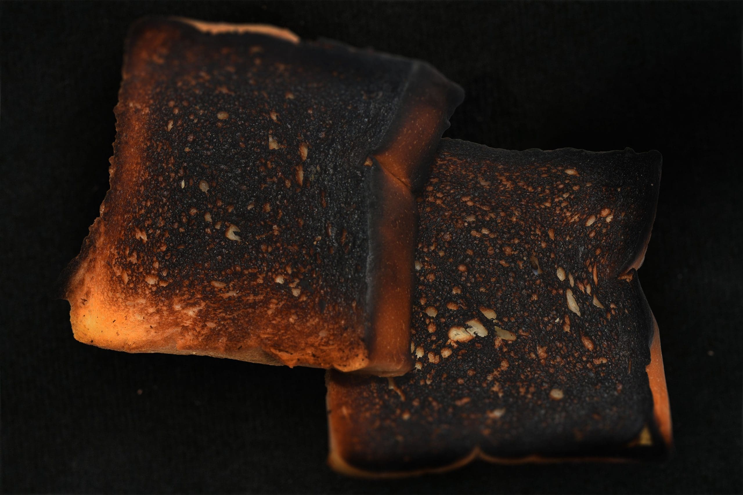burnt bread