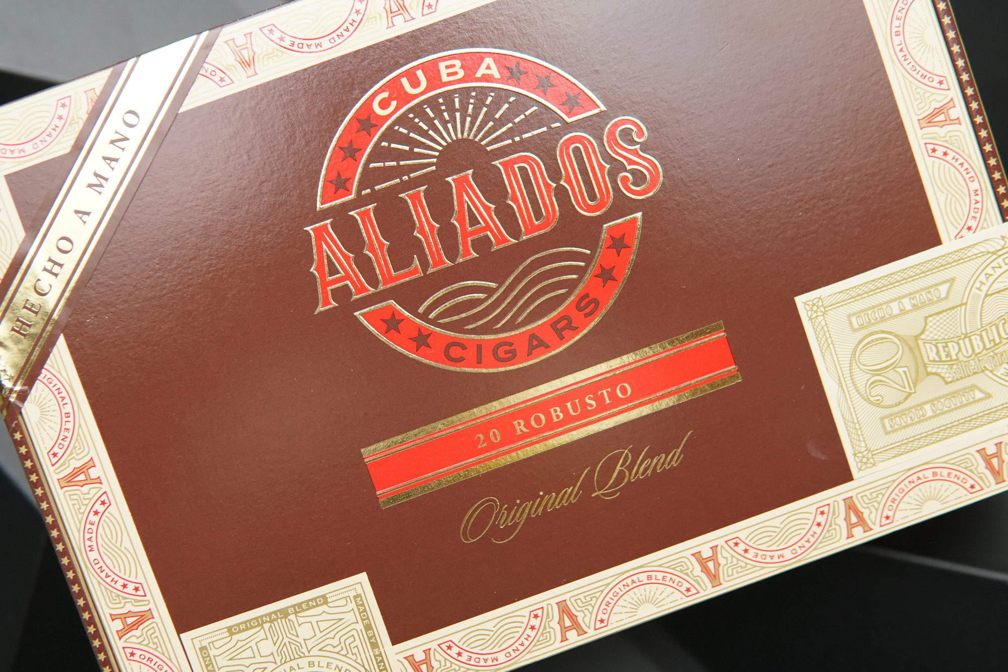 Aliados Original Blend Cigars Box