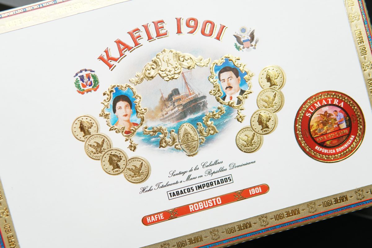 Kafie 1901 Robusto Cigar Box