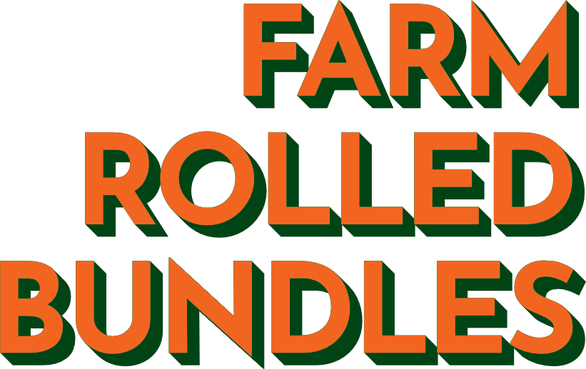 Farm Rolled Bundles Vector Image