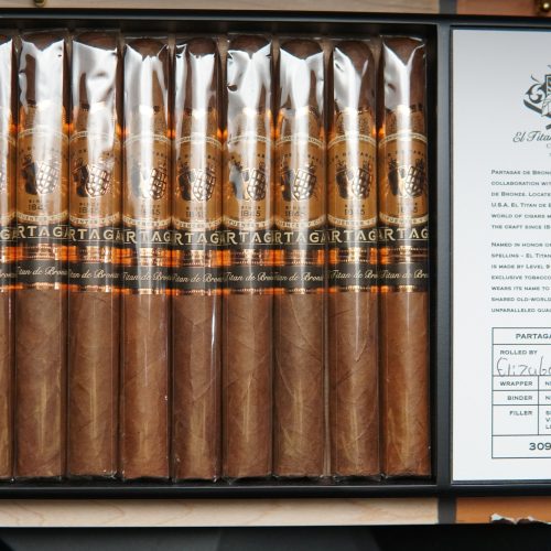 Partagas De Bronce Cigar Box Foe Sale