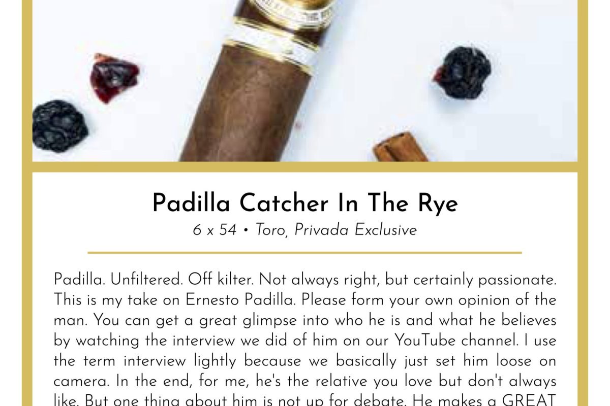 Padilla catcher in the rye
