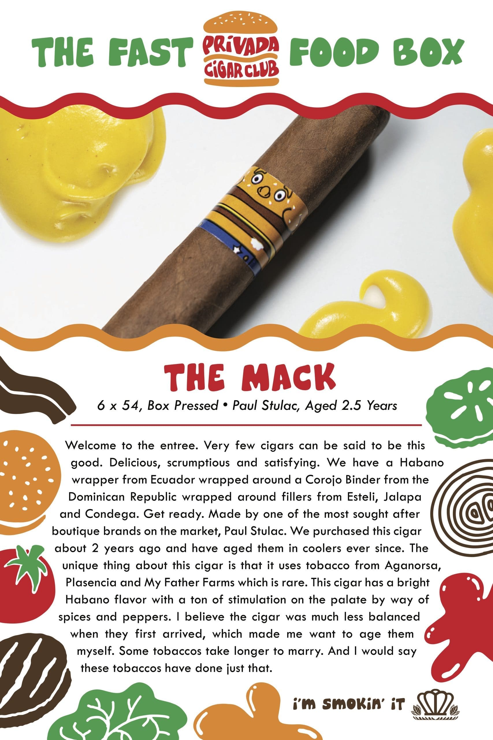 The Mack -Taste Card By Privada Ciagr Club