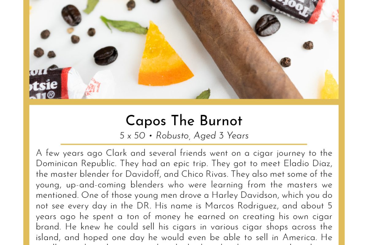 The Capos Burnot-Taste Card