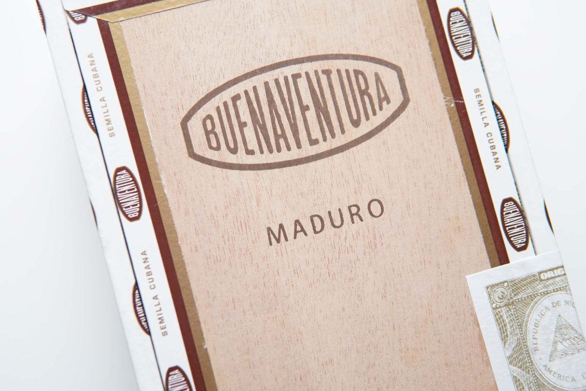 Buenaventura Maduro Cigars Box