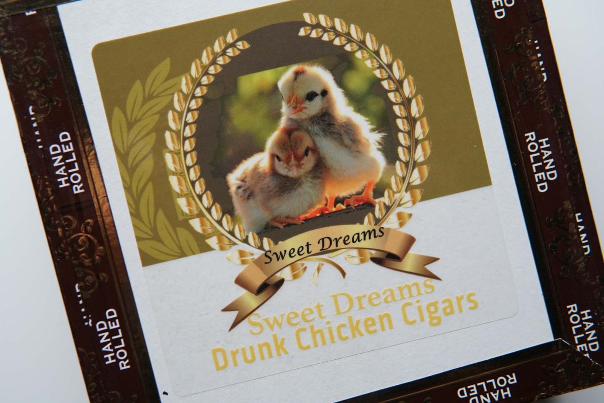 Drunk Chicken Sweet Dreams Cigars Box