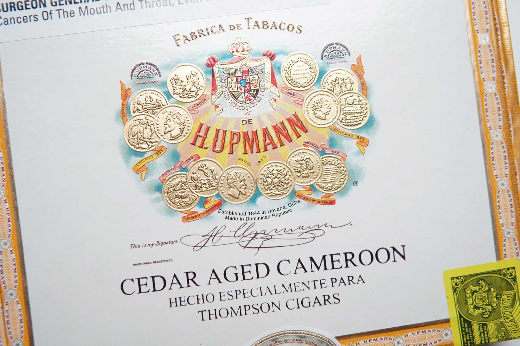 H Upmann Cedar Aged Cameroon Cigar Box For Sale